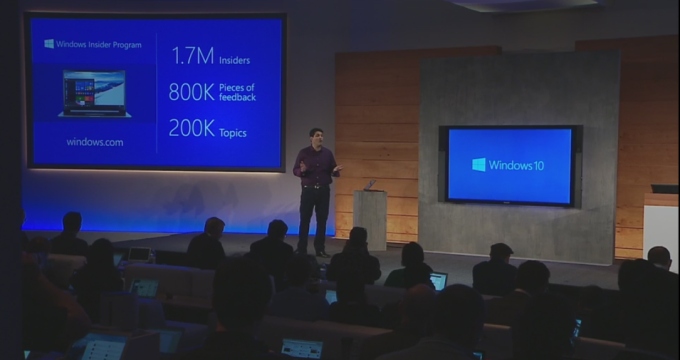 مايكروسوفت تعلن عن 1.7 مليون مستخدم للنسخة التجريبة من ويندوز 10